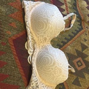 Nude color padded bralette