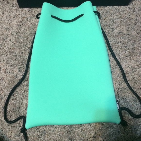 Bambi Bubble Mint Triangl drawstring bag