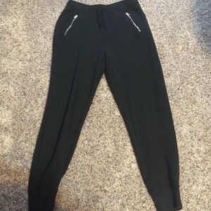 Hollister black joggers