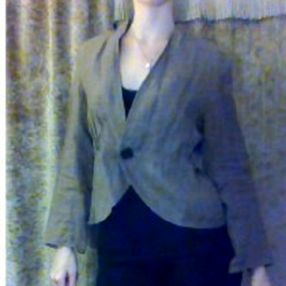 Brown long sleeve blazer