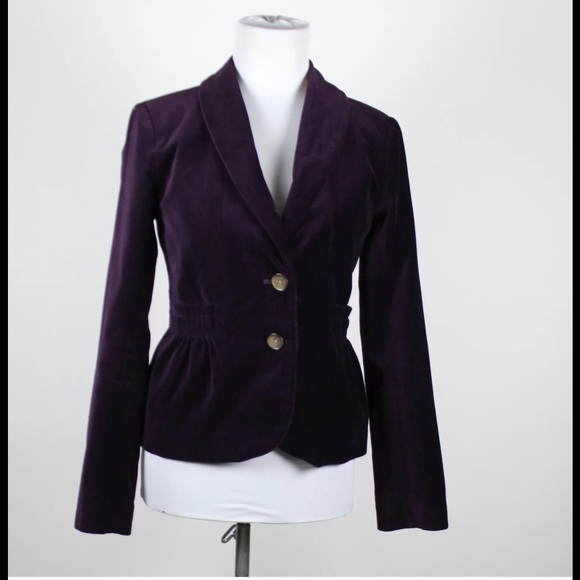 Velvet purple JCrew blazer like new
