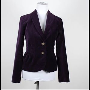 Velvet purple JCrew blazer like new