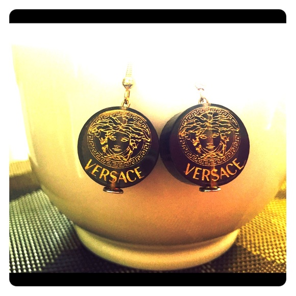 Earrings Versace, not authentic