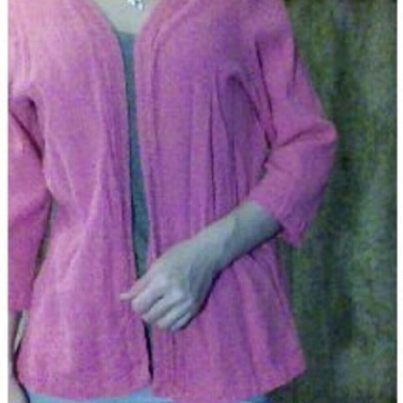 Pink cardigan