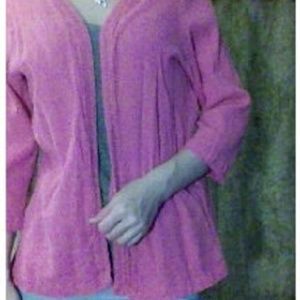 Pink cardigan