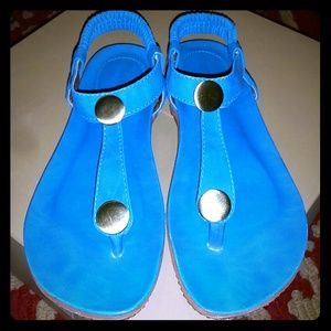 Teal Sandals