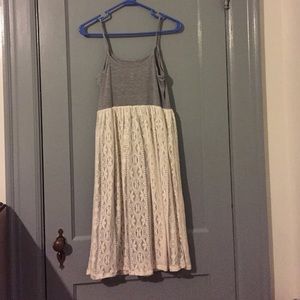 Casual lace tank dress