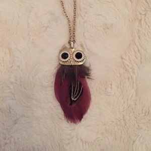 Long Owl Necklace