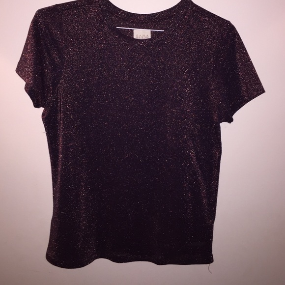 Zara "sparkly top"