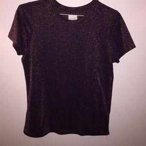 Zara "sparkly top"