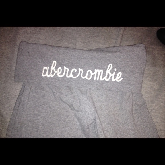 Gray Abercrombie Yoga Pants
