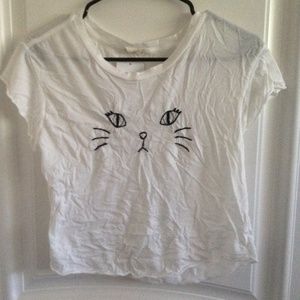 NWT Brandy Melville Cat Crop Top