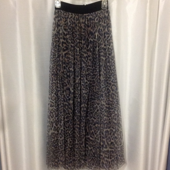 Leopard Long Skirt
