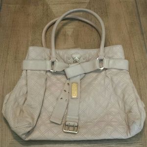 Marc Jacobs "Kari Peach" Quilted Leather Tote