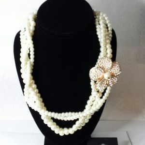Necklace and earrings