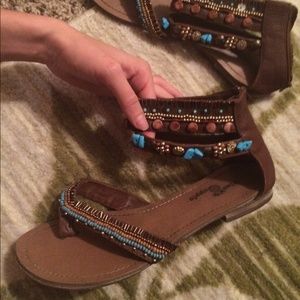 Beaded sandals