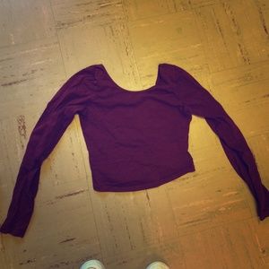 Brandy Melville crop top long sleeve