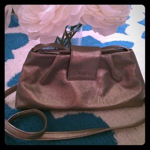 Gold Calvin Klein purse!