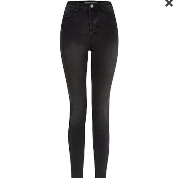 Black High Waist Skinny Jeans