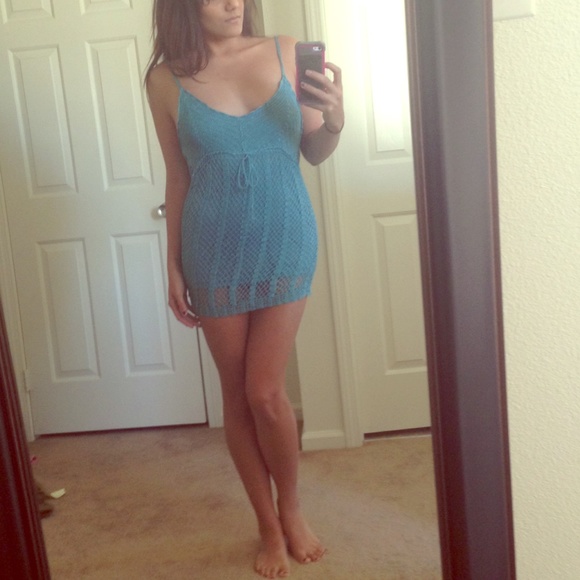 Turquoise Knit Top