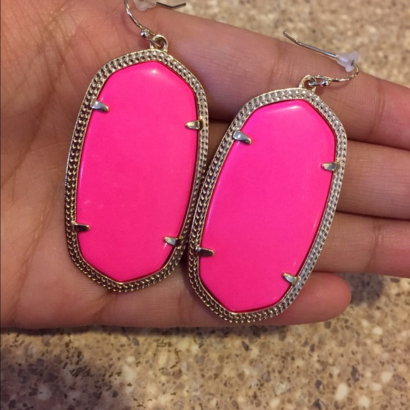 NEON PINK Danielle earrings