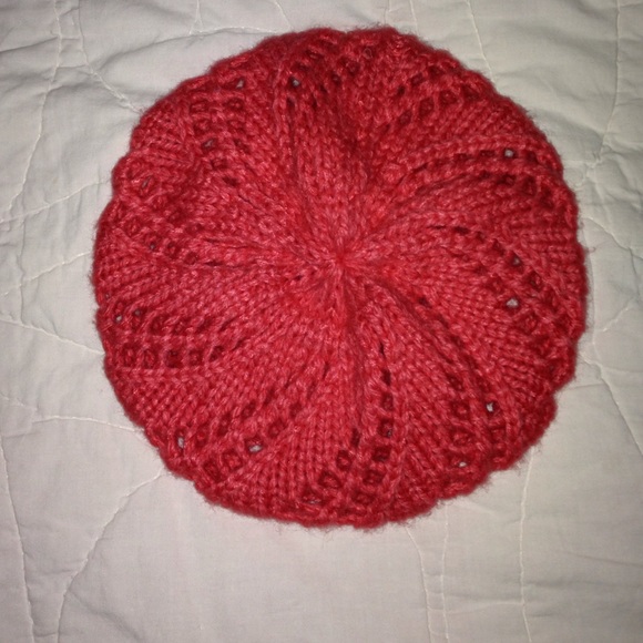 Coral beanie/French hat