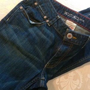 BANANA REPUBLIC BOOT CUT, Denim Jeans. Size 8