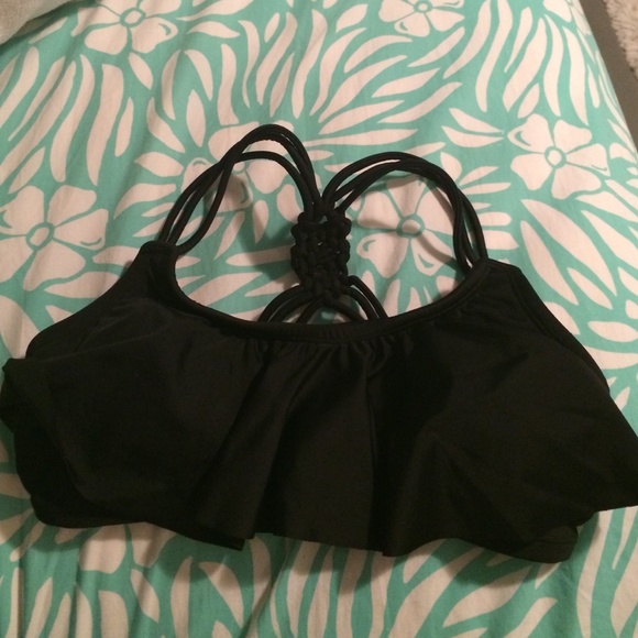 Black bikini top