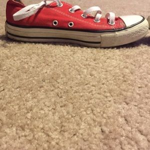 Red all star converse