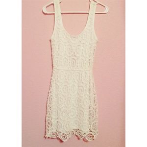 LC White lace dress