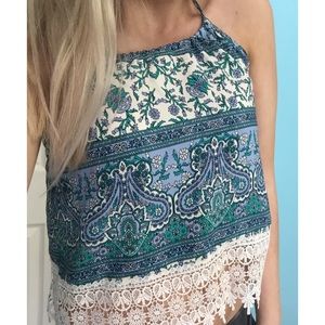LA Hearts Crochet Goddess Tank