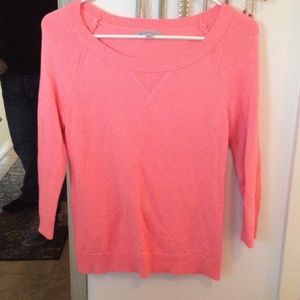 GAP XS coral sweater