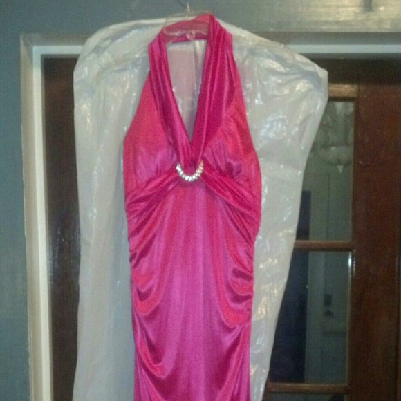 Pink prom dress