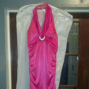 Pink prom dress