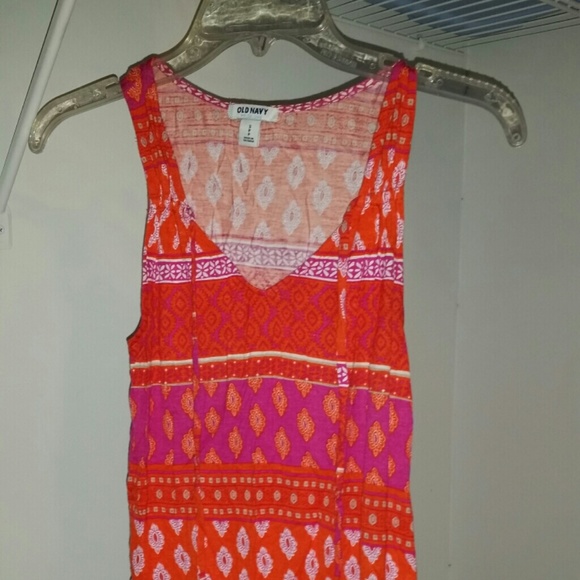 Pink and Orange Old Navy Top