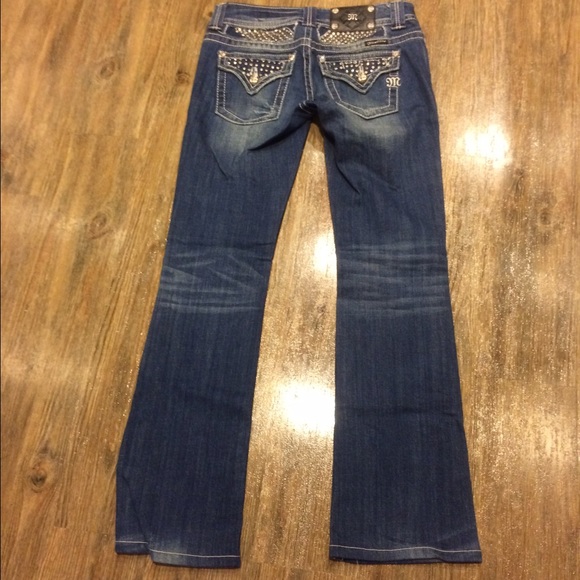Miss Me boot cut jeans. 27x31 - Picture 2 of 4
