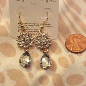 Crystal drop earrings