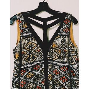 BCBGMAXAZRIA Printed Dress
