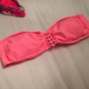 strapless bathing suit