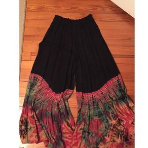Wide legged festival pant