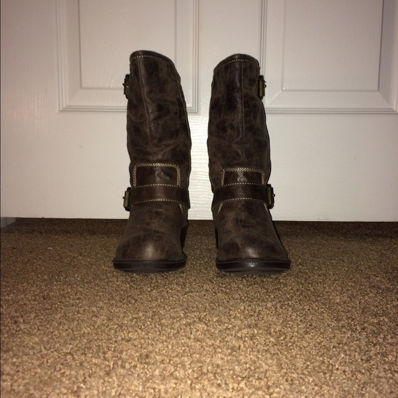 BareTraps Mauve Motorcycle Boots
