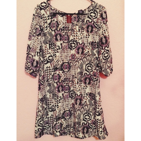 Tribal like Patterned dress