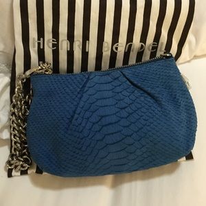 Henri Bendel blue clutch PRICE NEGOTIABLE