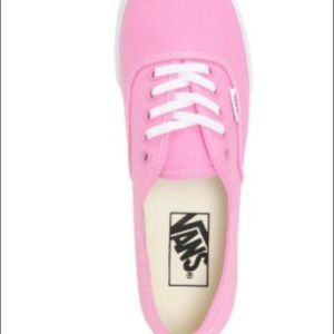 Baby pink vans boys size 5.5 girls 7