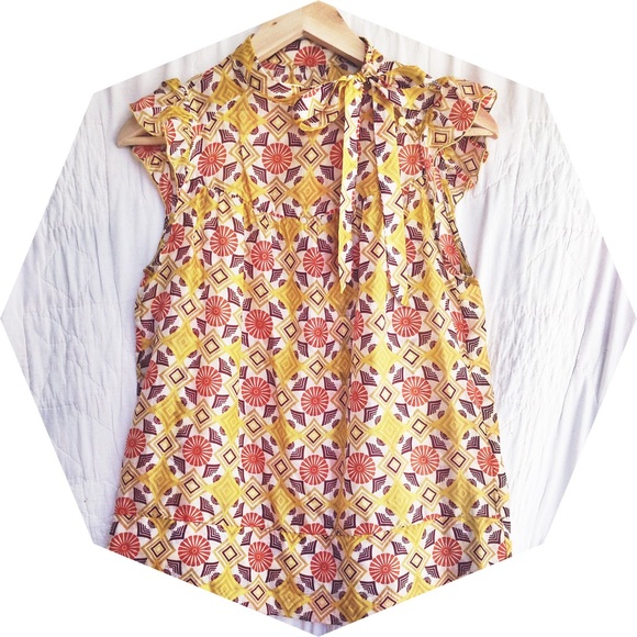 Sensuous silk blouse by Tref for Antgropologie.