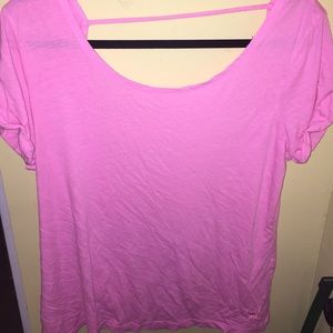 Light pink VS pink top open back