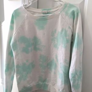 tie dye crewneck