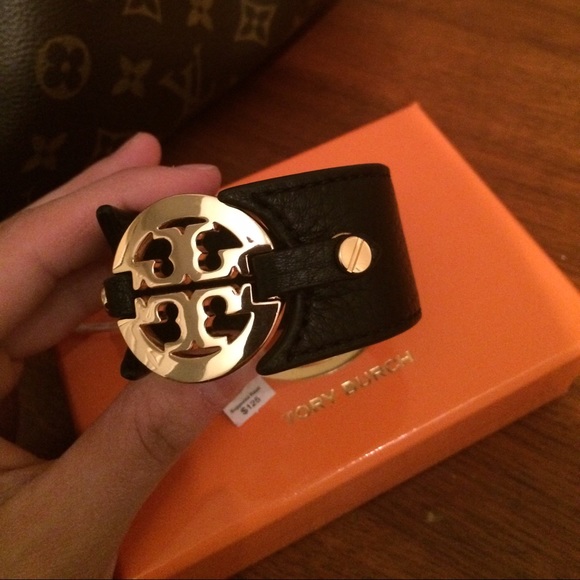Tory Burch Leather Cuff Bracelet