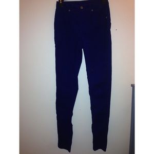 SOLD: cobalt blue, corduroy, high waisted pants