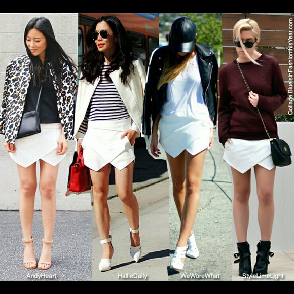 PRICE DROP! Zara Skorts in White